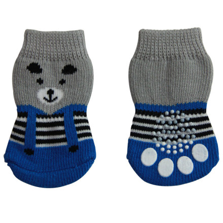 Triol S008 M носки для собак, цвета в ассортименте, 75х30х1 мм, 4 штуки