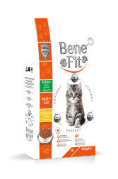 Benefit Feline Kitten Multi-Cat Chicken сухой корм для котят с курицей - 1,5 кг