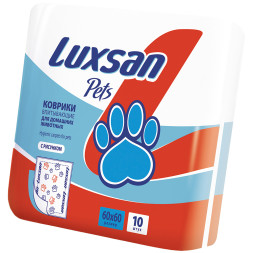 Luxsan Premium коврики впитывающие для животных, 60х60, 10 шт