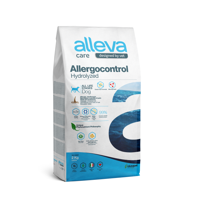 Alleva Care Dog Allergocontrol сухой диетический корм для взрослых собак при аллергии - 2 кг