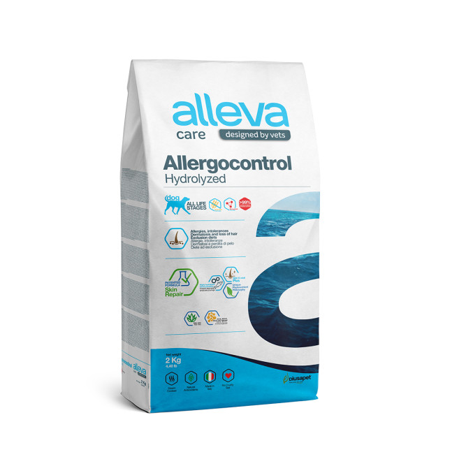Alleva Care Dog Allergocontrol сухой диетический корм для взрослых собак при аллергии - 2 кг