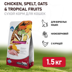 Farmina N&amp;D Cat Tropical Selection Chicken Adult сухой корм для взрослых кошек, с курицей - 1,5 кг
