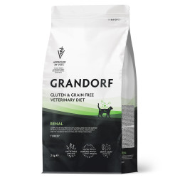 Grandorf Veterinary Diet Cat Renal сухой диетический корм для кошек при хронической болезни почек - 2 кг