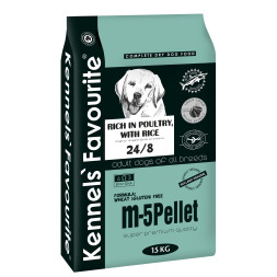 Kennels` Favourite M 5 Pellet холодно-пресованный корм для взрослых собак 15 кг