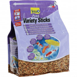 Tetra Pond Variety Sticks корм для прудовых рыб (3 вида палочек) 25 л