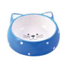 Изображение товара Mr.Kranch миска керамическая для кошек Мордочка кошки, 250 мл, голубая
