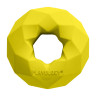 Изображение товара Playology CHANNEL CHEW RING хрустящее жевательное кольцо-многогранник для собак с ароматом курицы, желтый