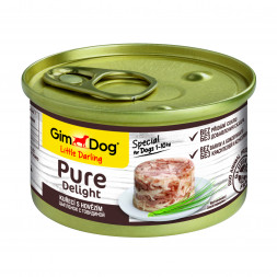Gimborn GimDog Pure Delight влажный корм для собак из цыпленка с говядиной - 85 г х 24 шт