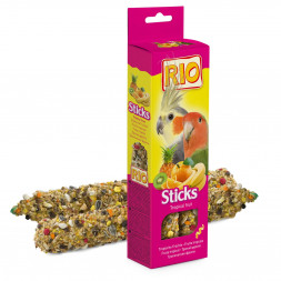 Rio палочки для средних попугаев с тропическими фруктами 2 шт - 75 г