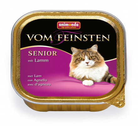 Animonda Vom Feinsten Senior влажный корм для взрослых кошек старше 7 лет с ягненком - 100 г (32 шт в уп)