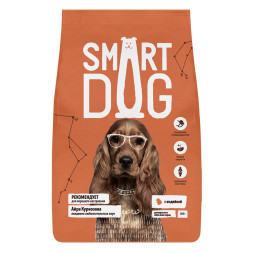 Smart Dog сухой корм для взрослых собак всех пород, с индейкой - 0,8 кг