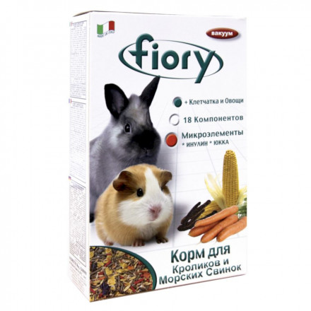 Fiory корм для морских свинок и кроликов Conigli e cavie - 850 г