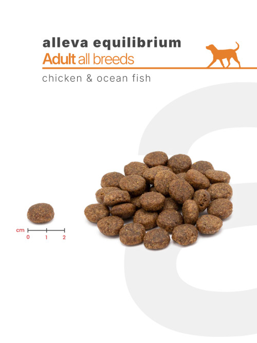 Alleva Equilibrium All Day Maintenance Chicken &amp; Ocean Fish Adult All Breeds сухой корм для взрослых собак всех пород с курицей и океанической рыбой - 12 кг