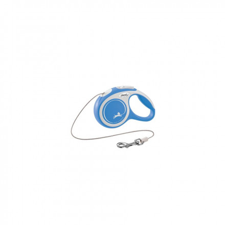 Flexi New Comfort cord XS поводок-рулетка для собак, голубая 3 м, до 8 кг