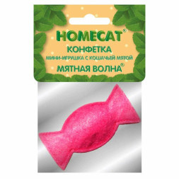 HOMECAT игрушка для кошек конфетка мини с кошачьей мятой, 5 см