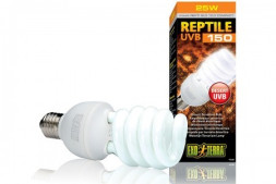 Exo Terra Reptile UVB150 Former UVB10.0 Compact лампа для пустынного террариума, 25 W