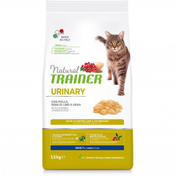 Trainer Natural Cat Urinary Adult сухой корм для взрослых кошек для поддежки здоровья мочеполовой системы с курицей - 1,5 кг