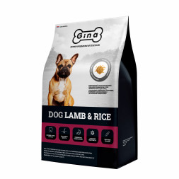 Gina Dog Lamb &amp; Rice сухой гипоаллергенный корм для взрослых собак с ягненком и рисом - 1 кг