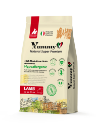Yummy Linea сухой корм для щенков и юниоров средних и крупных пород с ягненком - 2,5 кг