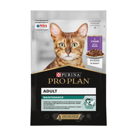 Pro Plan Adult паучи для взрослых кошек с уткой - 85 г х 26 шт