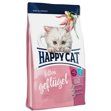Happy Cat Supreme Kitten сухой корм для котят с домашней птицей - 1,4 кг