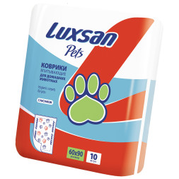 Luxsan Premium коврики впитывающие для животных, 60х90, 10 шт