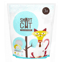 Smart Cat наполнитель силикагелевый с pH индикатором - 3 л (1,25 кг)