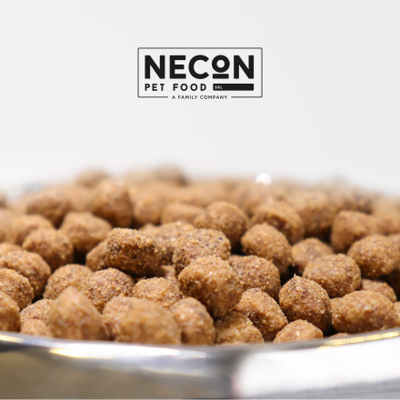 Necon No Gluten Puppy &amp; Junior безглютеновый сухой корм для щенков и юниоров средних и крупных пород, а также беременных и кормящих собак со свининой и рисом - 3 кг