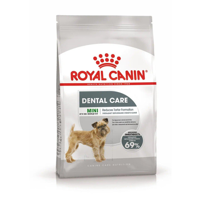 Royal Canin Mini Dental Care сухой корм для собак мелких пород с повышенной чувствительностью зубов - 3 кг