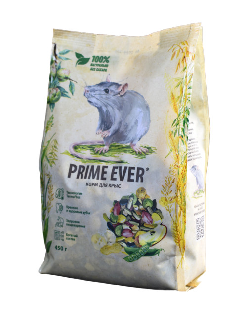 Prime Ever сухой корм для крыс - 450 г