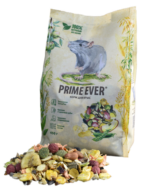 Prime Ever сухой корм для крыс - 450 г
