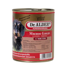 Консервы Dr. Alders Garant для взрослых собак с говядиной - 750 г х 12 шт