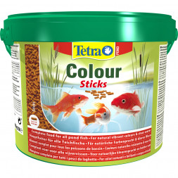 Tetra Pond Color Sticks корм для прудовых рыб палочки для окраски 10 л