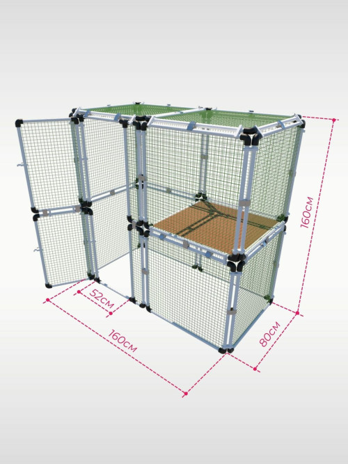Вольер OctCat для кошек и маленьких собак "Домашний"