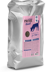 Prime Healthy Skin&amp;Coat сухой корм для взрослых собак всех пород для здоровья кожи и шерсти, с лососем - 15 кг