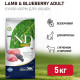Farmina N&D Prime Cat Grain Free Lamb & Blueberry Adult сухой беззерновой корм для взрослых кошек с ягненком и черникой - 5 кг