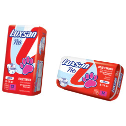 Luxsan Premium подгузники для животных, L 8-14 кг, 12 шт