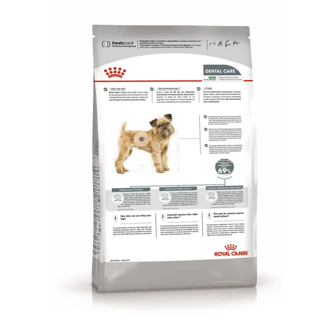 Royal Canin Mini Dental Care сухой корм для собак мелких пород с повышенной чувствительностью зубов - 1 кг