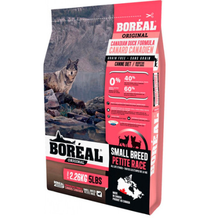 Boreal Original сухой корм для собак мелких пород с уткой - 2,26 кг