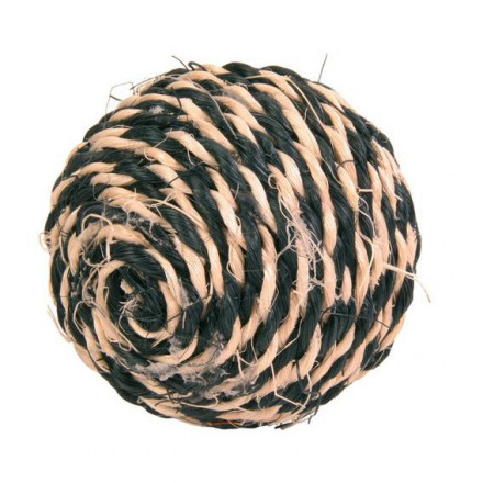 Trixie Мяч веревочный для кошек, ф6.5 см