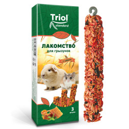 Triol Standard лакомство для грызунов с мёдом - 80 г (3 шт)