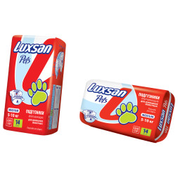 Luxsan Premium подгузники для животных, M 5-10 кг, 14 шт