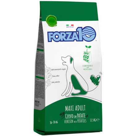 Forza10 Maxi Maintenance Cervo/Patate сухой корм для взрослых собак крупных пород с олениной и картофелем - 12,5 кг