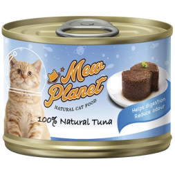 Pettric Mew Planet 100% Natural влажный корм для кошек в форме паштета с тунцом - 160 г