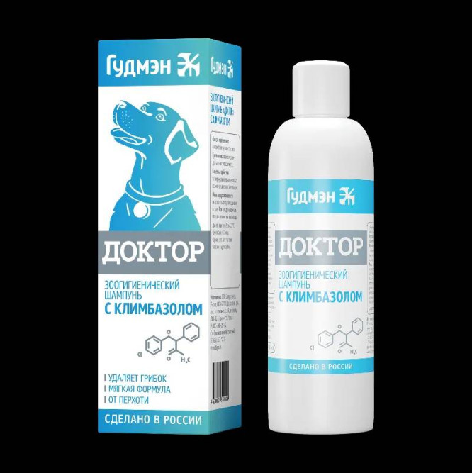 Доктор шампунь с климбазолом для собак - 200 мл