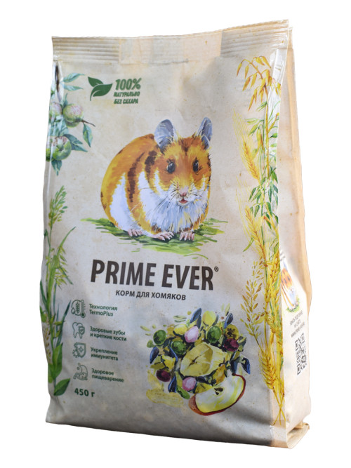Prime Ever сухой корм для хомяков - 450 г