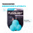 Playology SQUEAKY BOUNCE BALL хрустящий жевательный тройной мяч для собак с пищалкой и с ароматом арахиса, голубой