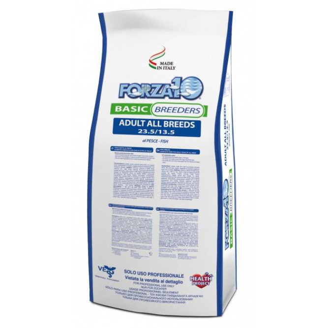 Forza10 Breeders для взрослых собак всех пород из трески, голубого тунца и лосося - 20 кг