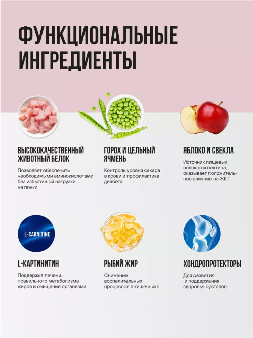 BOWL WOW сухой корм для взрослых собак средних пород с индейкой, рисом и яблоком - 5 кг