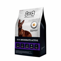 Gina Dog Moderate Active сухой корм для взрослых умеренно активных собак с уткой и ягненком - 18 кг
